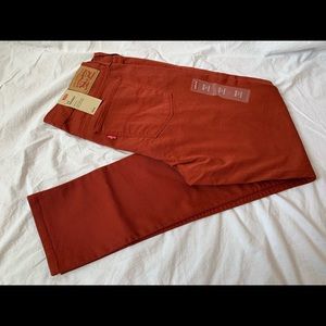 Levi’s 711 Skinny Midrise Jeans NWT,  burnt orange